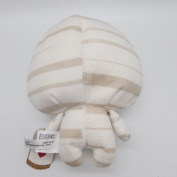 Ganz Squishy Squad Spooky Pal Mummy Plush 9" Halloween Tongue Sticking Out Toy - Picture 2 of 10